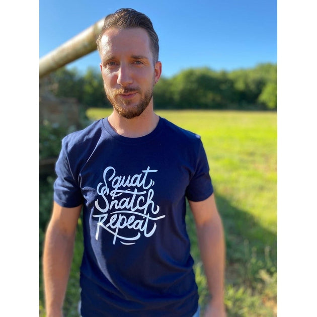 T-SHIRT HOMME - SQUAT SNATCH REPEAT